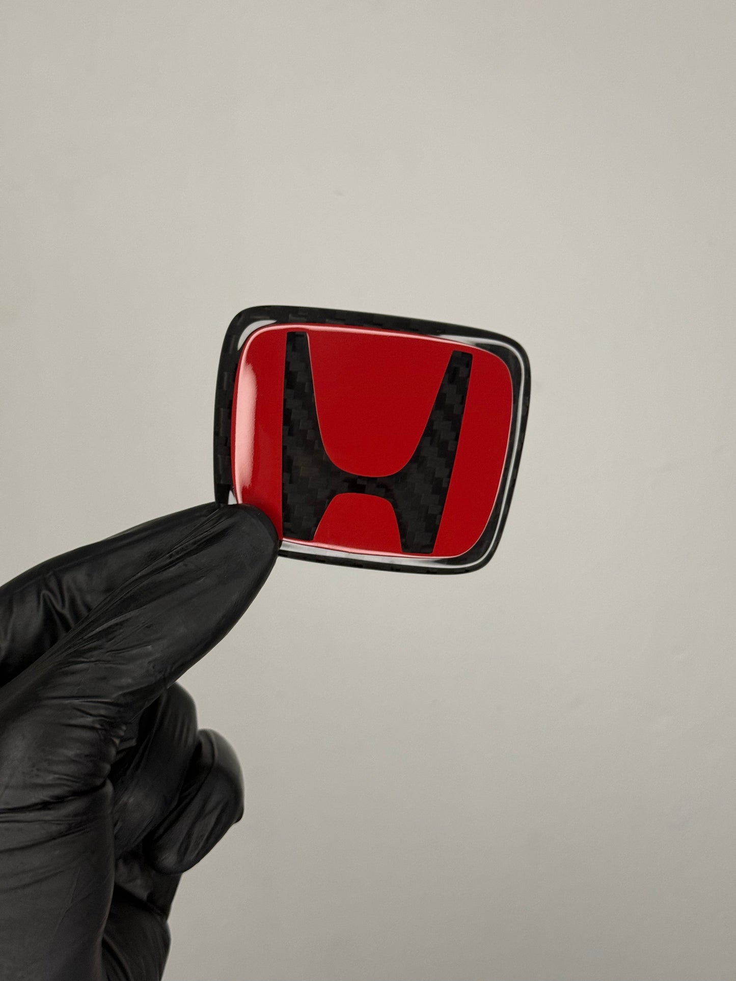 Red Series Honda Dry Carbon Emblem (Small Size)