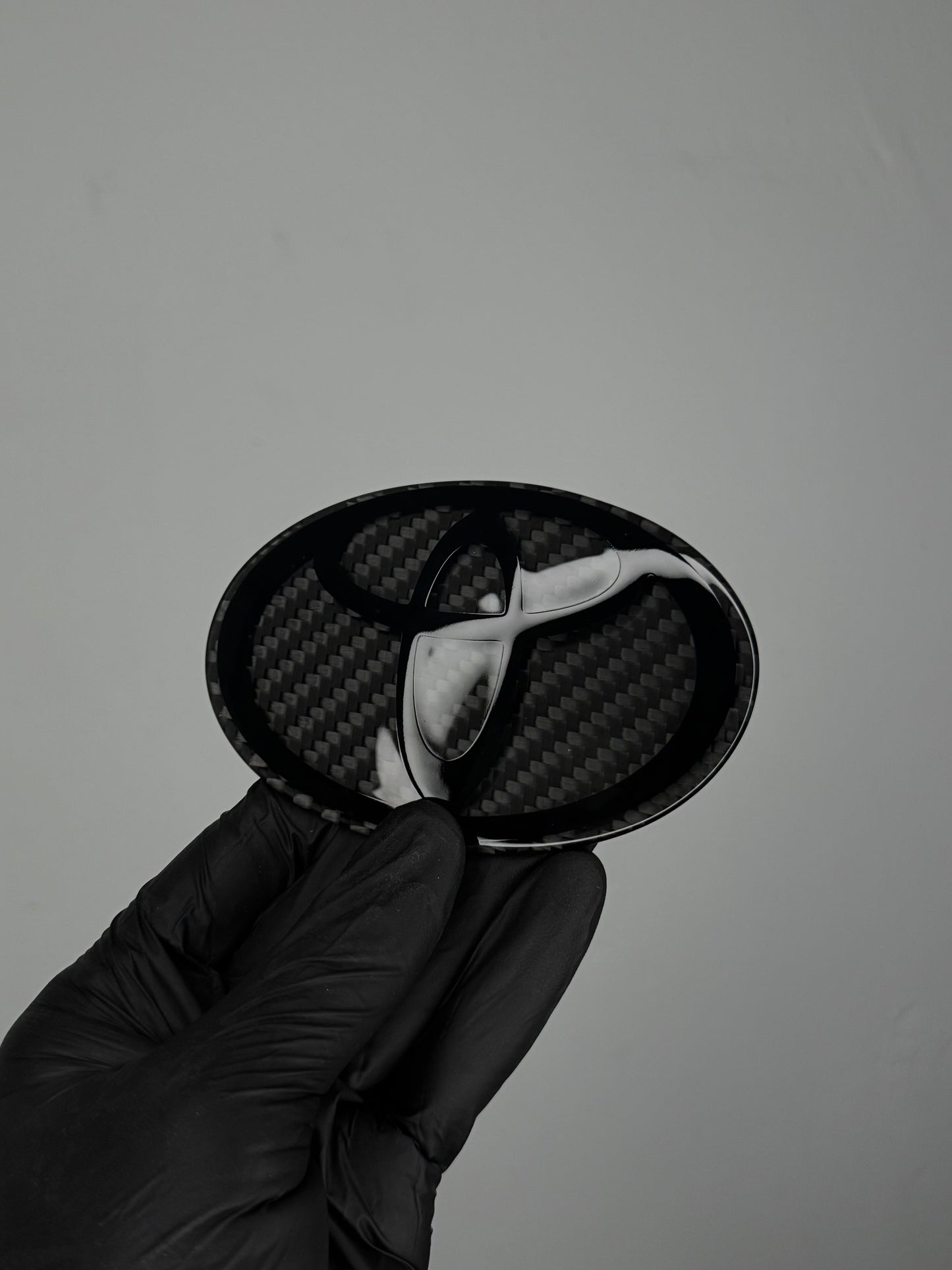 Black Toyota Dry Carbon Emblem