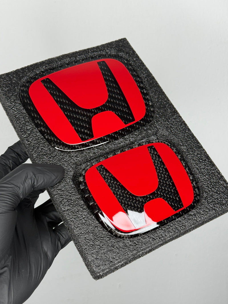 (Best Seller)Red Series Honda Dry Carbon Emblem